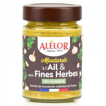 Alsatian natural mustard with garlic and herbs