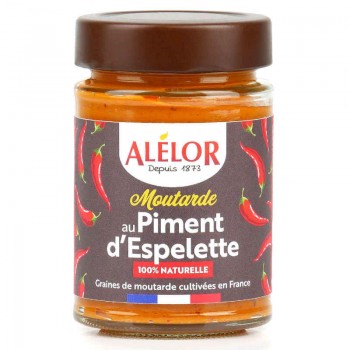 Alsaská prírodná horčica s chilli Espelette