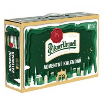 Advent calendar with Pilsner Urquell beer